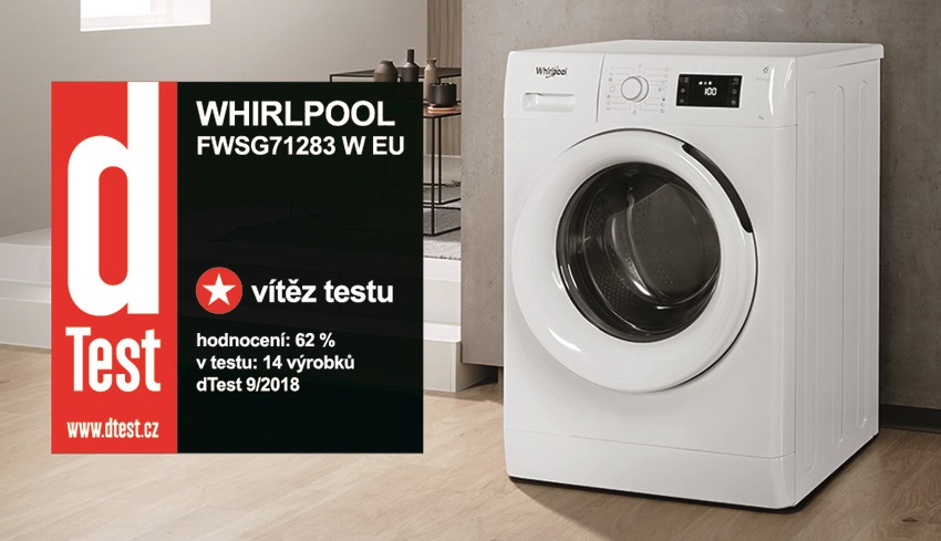 Pračka Whirlpool vítez dTestu